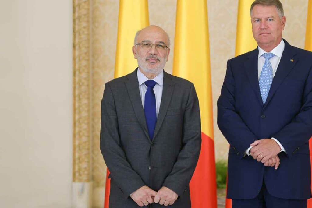 Filippos Kritiotis, ambasadorul Ciprului în România, în ziua prezentării scrisorilor de acreditare președintelui Klaus Iohannis