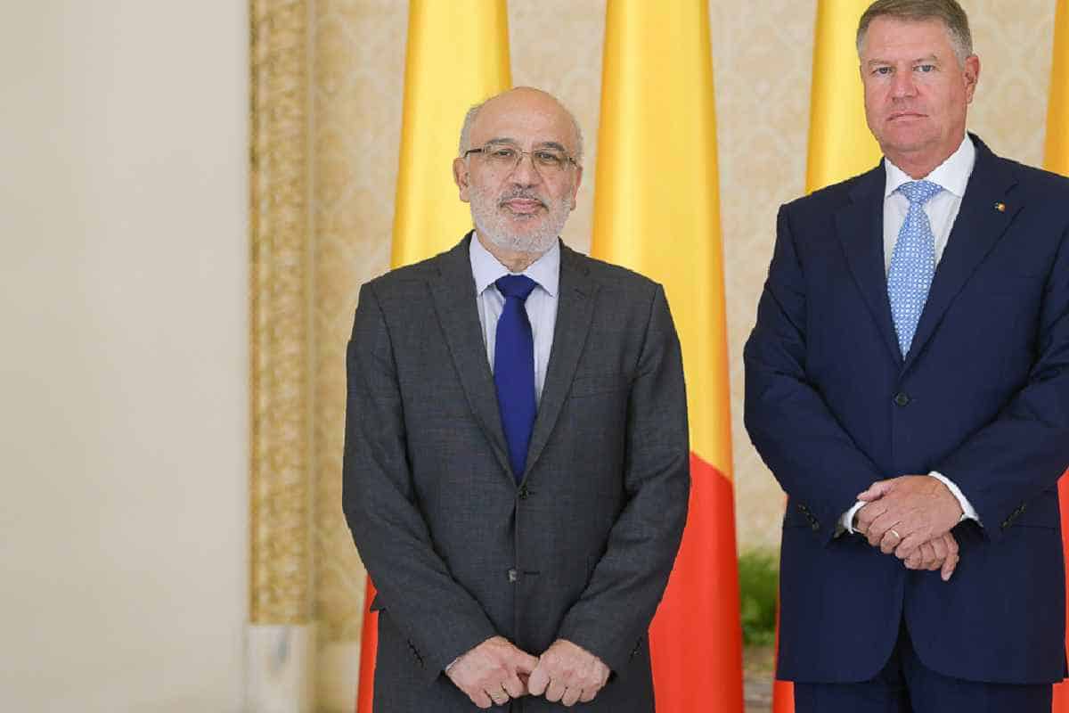 Filippos Kritiotis, ambasadorul Ciprului în România, în ziua prezentării scrisorilor de acreditare președintelui Klaus Iohannis