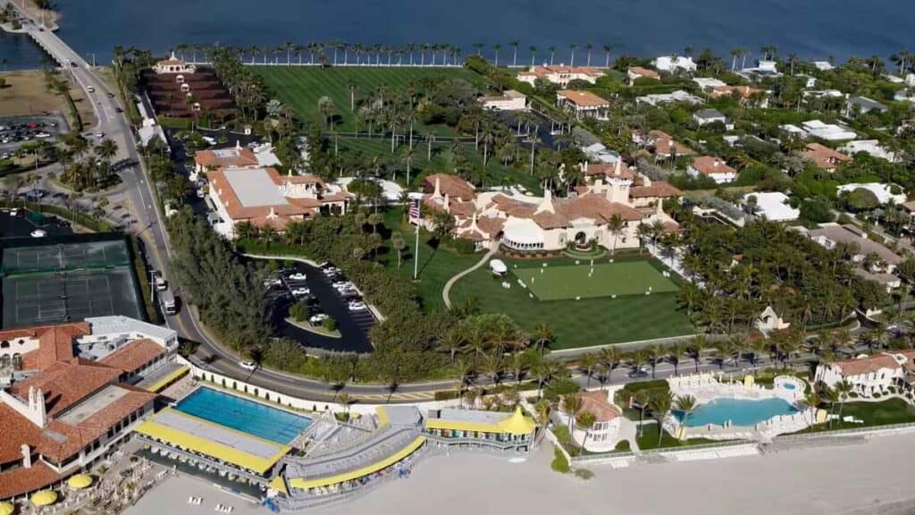 Club Mar-a-Lago, Florida. foto: captura video youtube