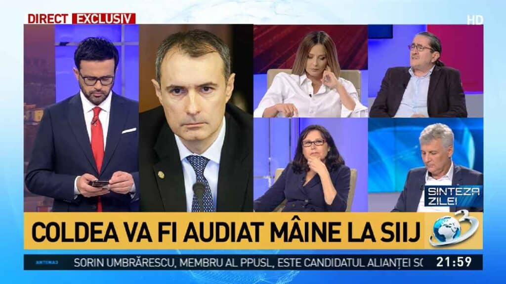 Florian Coldea este citat la Secția pentru Investigarea Infracțiunilor din Justiție