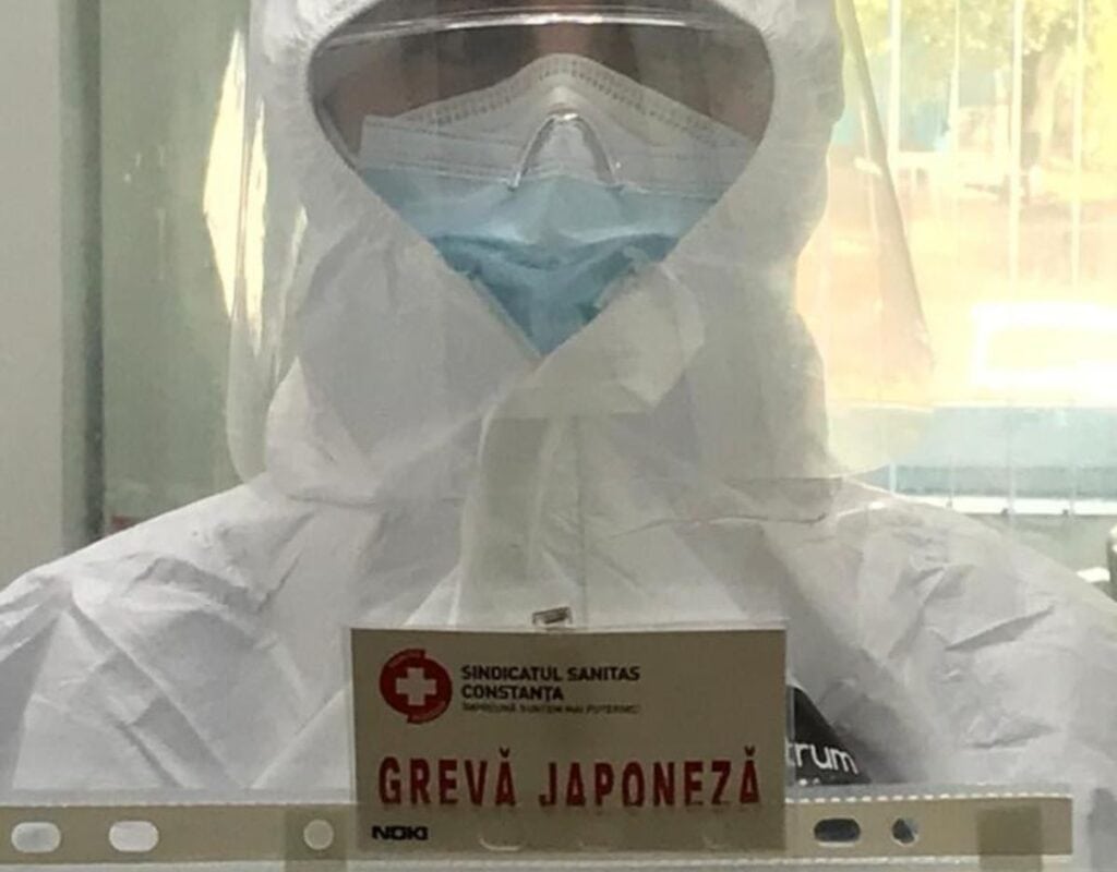 Sindicaliştii din Sănătate, în grevă japoneză de Ziua Mondială a Muncii Decente. Care le sunt cererile