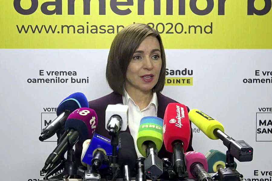 Maia Sandu este prima femeie preşedintă a Republicii Moldova