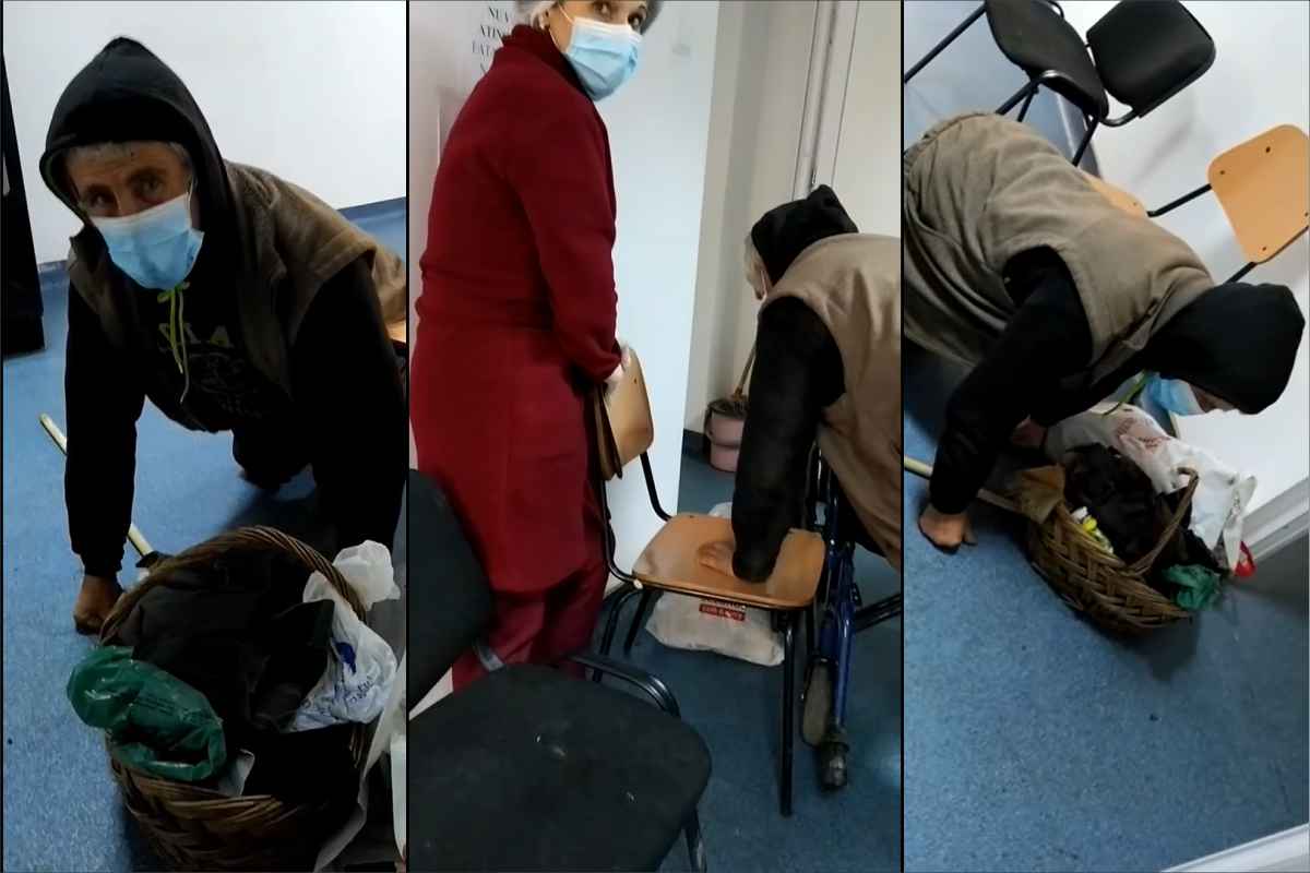 Un bătrân a căzut pe holul unui spital şi a cerut ajutor trei ore. Infirmierele l-au ignorat