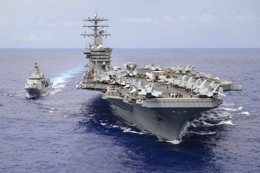 Amenințarea iraniană: SUA menţin portavionul USS Nimitz la Golful Persic