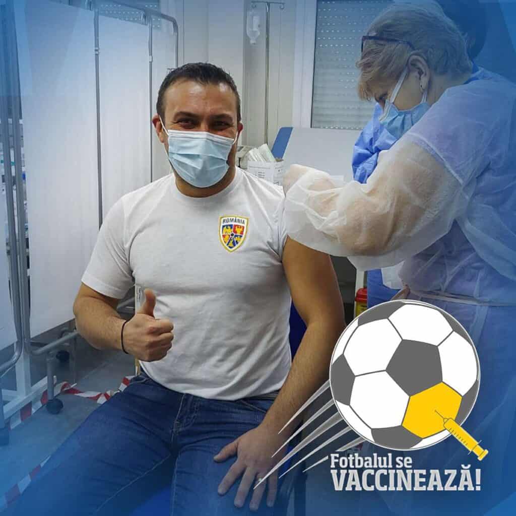 FRF a demarat campania de imunizare a jucătorilor loturilor naţionale. foto: FRF