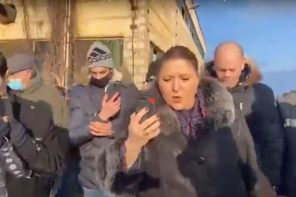 Șoșoacă s-a dus la Lupeni să-i instige pe mineri și să-i cheme la București