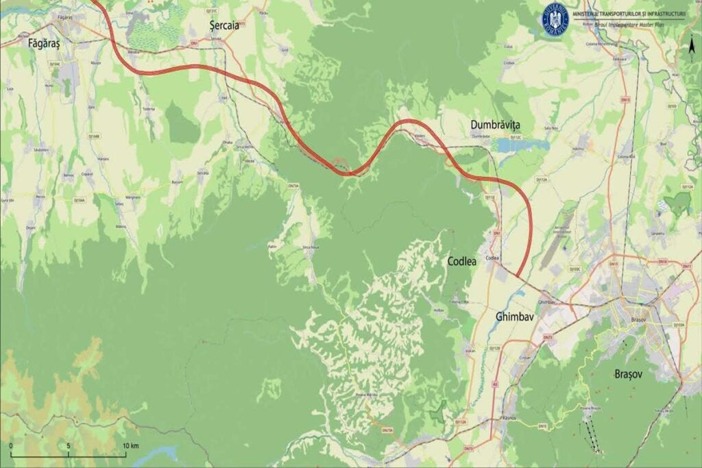 Proiectul Autostrăzii Braşov - Făgăraş, scos de la sertar! Ministrul Drulă anunță prima licitație