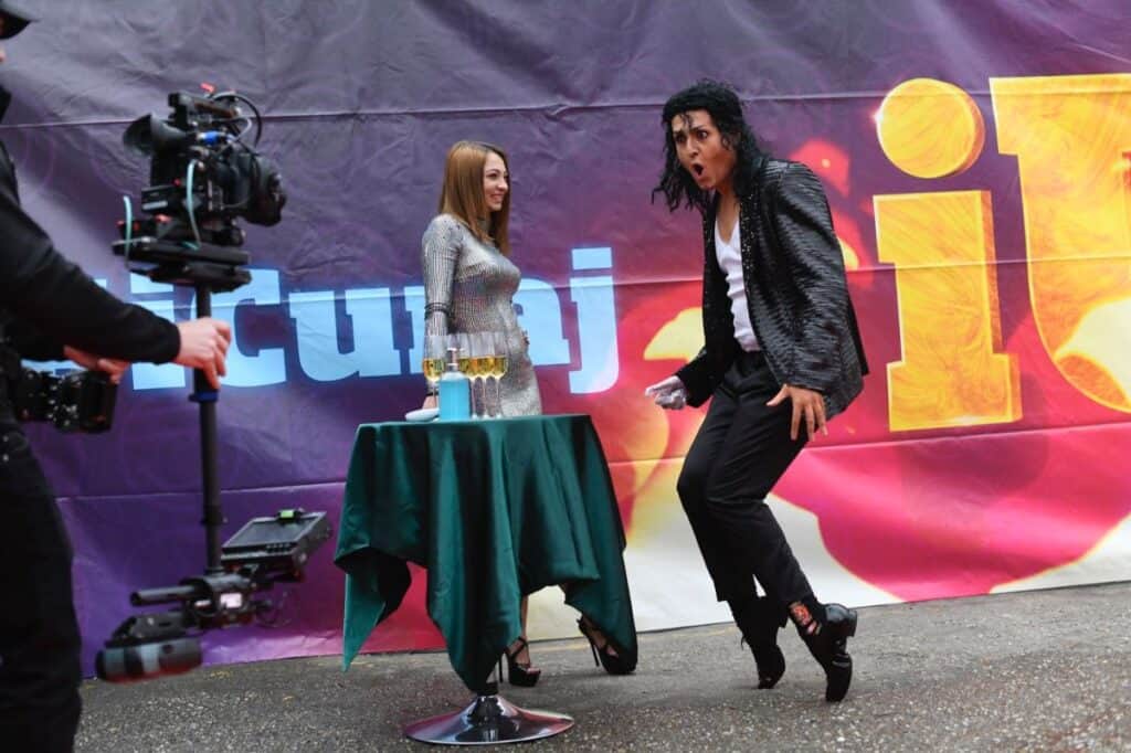 George Tănase, în pielea lui Michael Jackson, la iUmor
