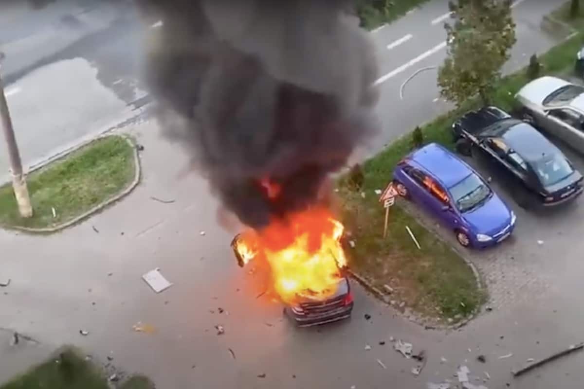 Bomba care a aruncat în aer mașina unui afacerist arădean, iar pe acesta l-a ucis pe loc, a fost detonată de la distanță