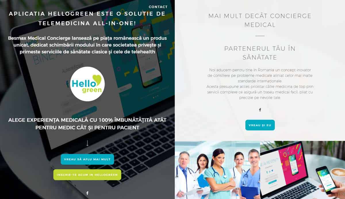 Aplicația HelloGreen, 100% românească, vedeta expoziției internaționale Tech Week. Telemedicina la un click distanță, UNICAT în România - VIDEO