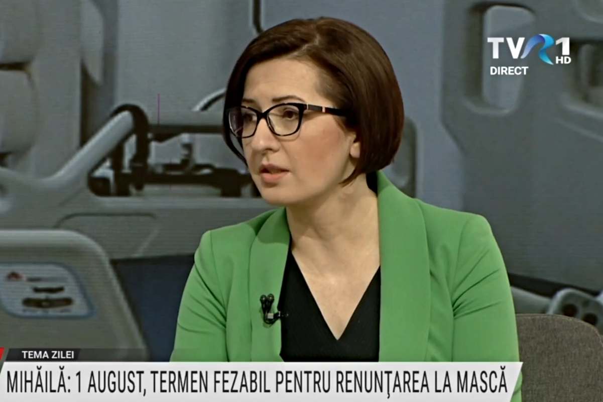 Ioana Mihăilă susține că din august putem scăpa de măștile de protecție