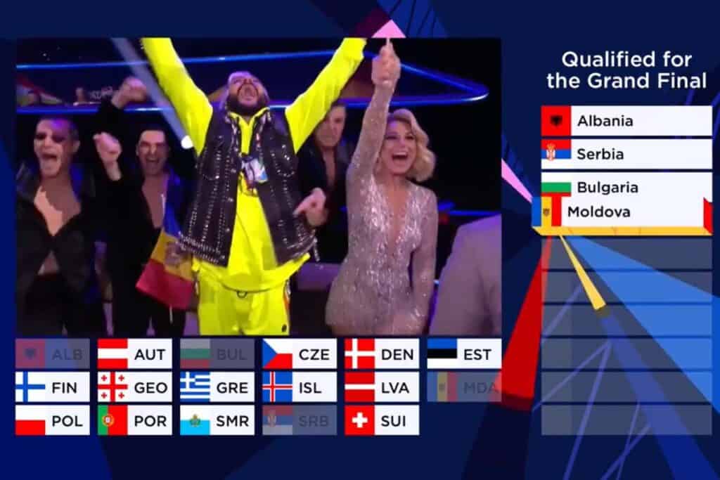 Eurovision 2021 semifinala a II-a: Republica Moldova prinde finala de sâmbătă