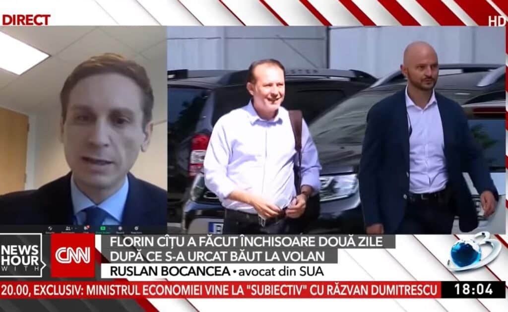 Un avocat din SUA, despre arestul lui Cîțu: Este o faptă penală, acolo!