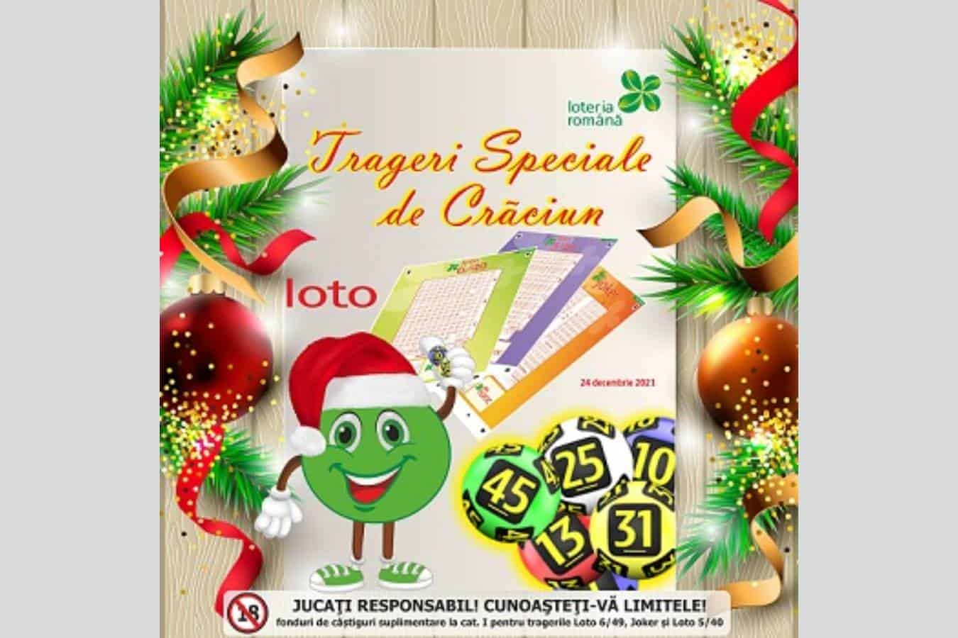 LOTO de CRĂCIUN: Tragerea LOTO de joi, 23 decembrie, a fost amânată