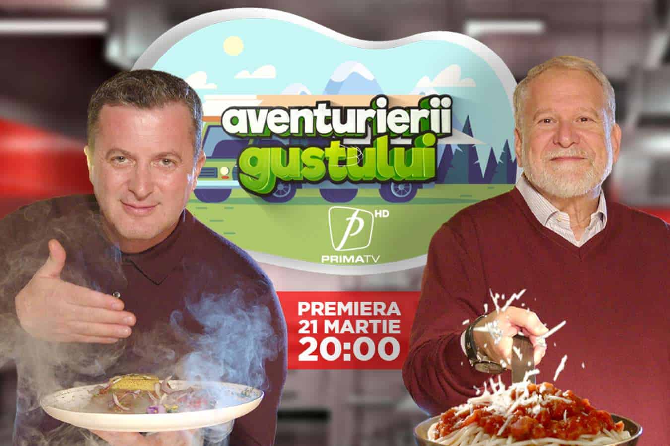 Dezbrăcatu și chef Antonio Pasarelli sunt aventurierii gustului la Prima Tv. Sursa foto: Prima Tv
