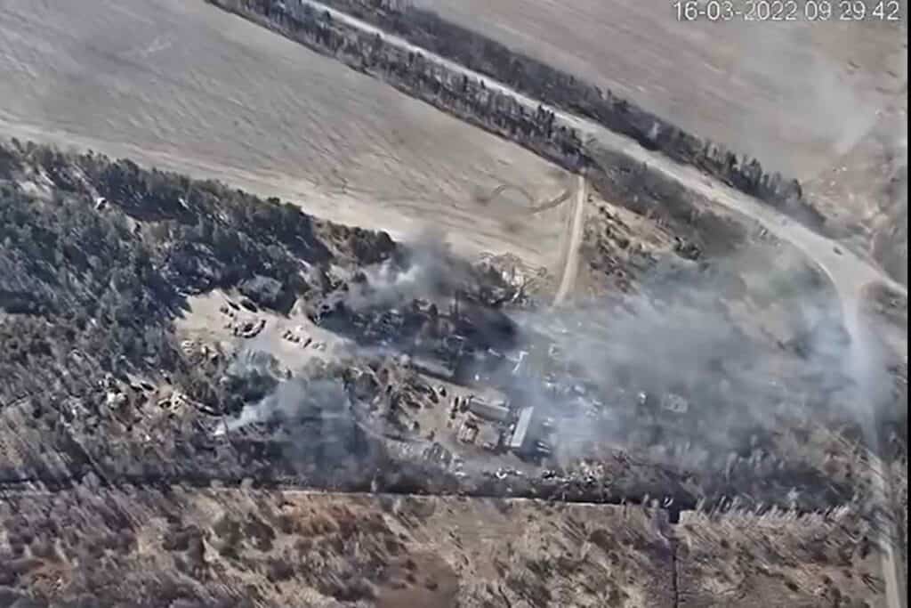 Ucraina a pulverizat un obiectiv militar strategic al Rusiei. Sursa foto: captura Statul Major al Ucrainei