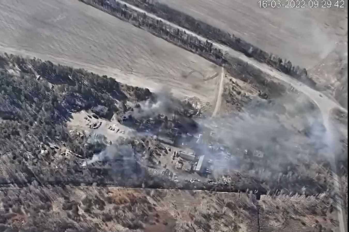 Ucraina a pulverizat un obiectiv militar strategic al Rusiei. Sursa foto: captura Statul Major al Ucrainei