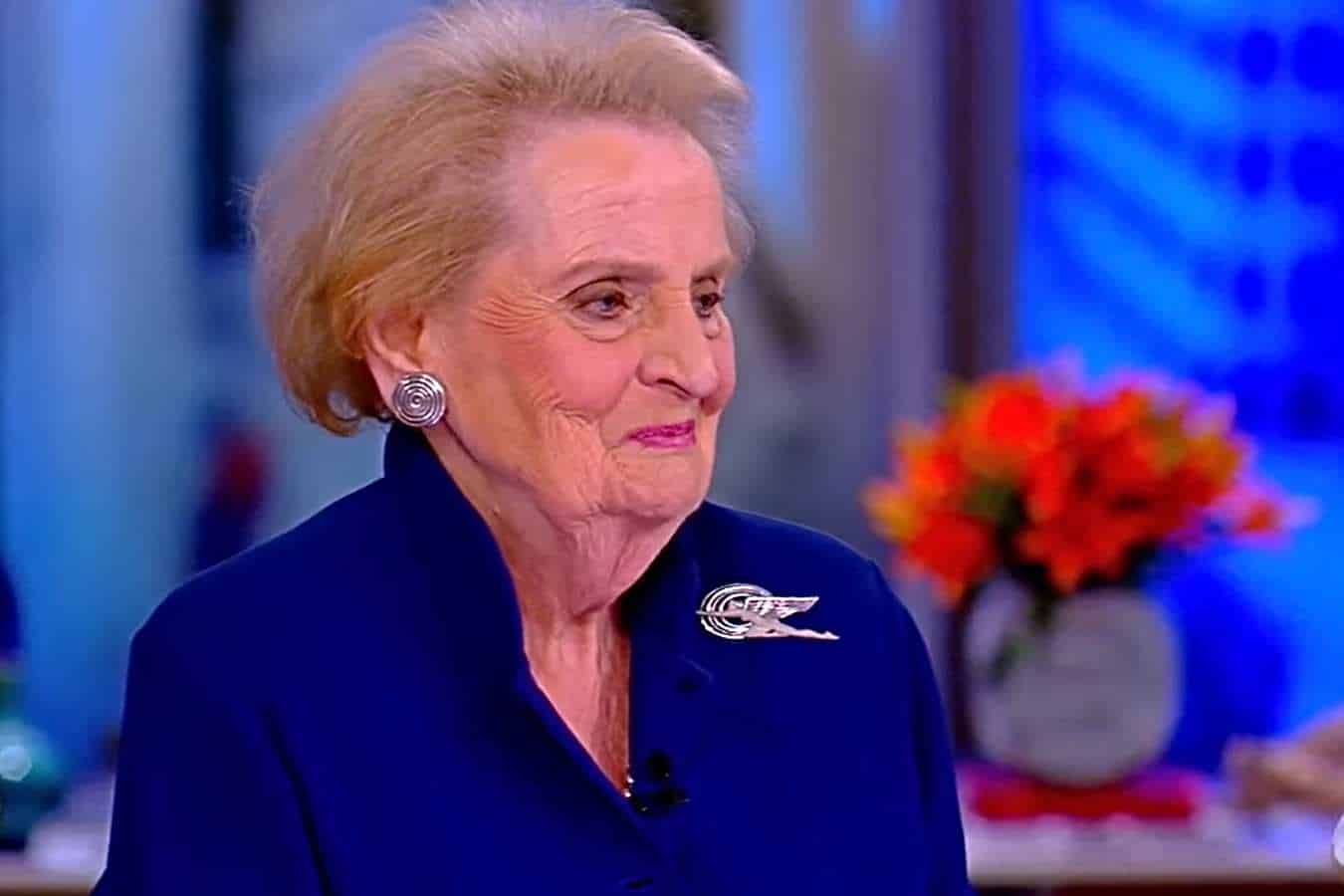Madeleine Albright amurit. A fost prima femeie secretar de stat al SUA