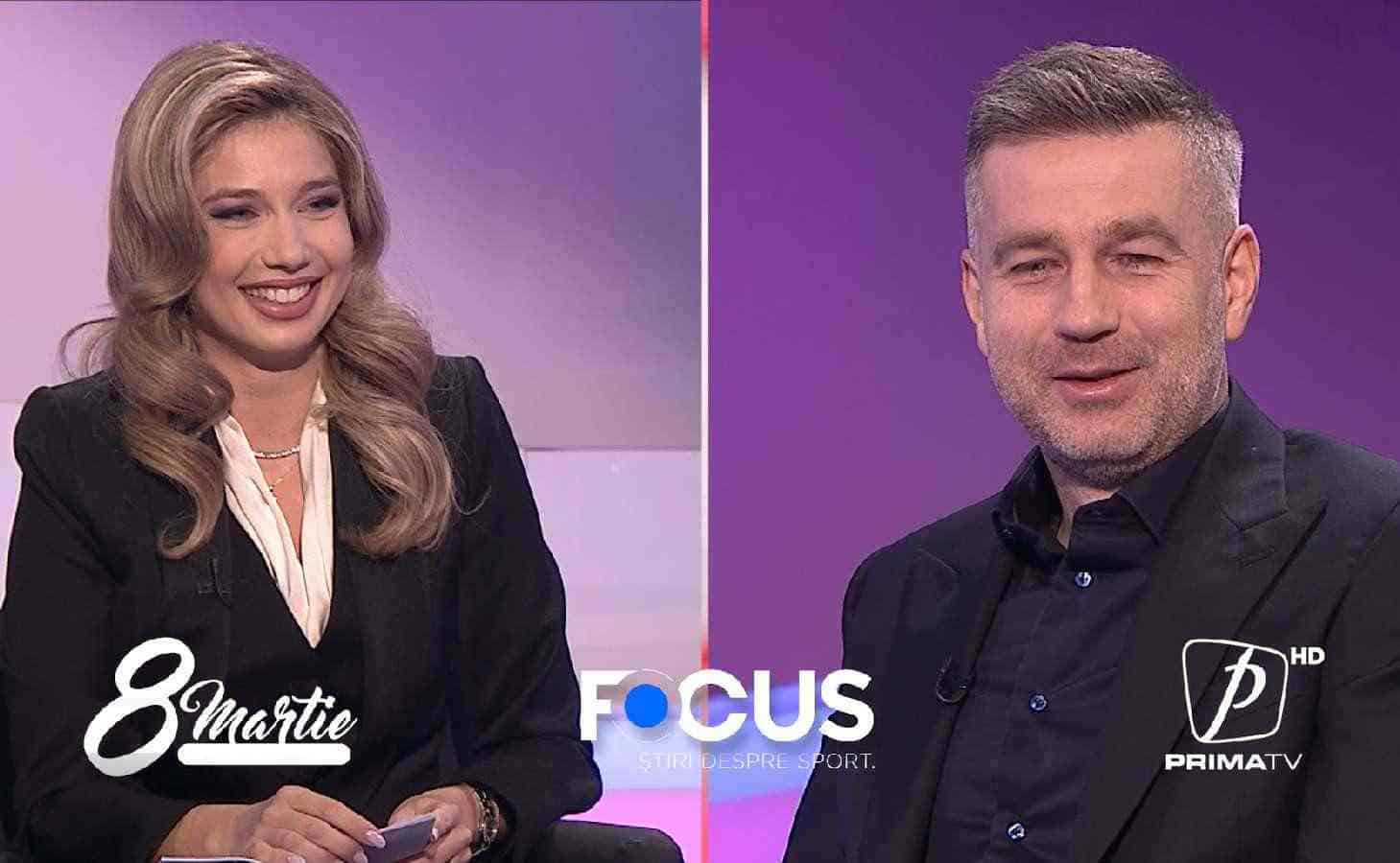 Astăzi, la FOCUS Sport: Maria Iordănescu, ”cel mai greu interviu de până acum”… cu Edi Iordănescu. Sursa foto: Prima Tv