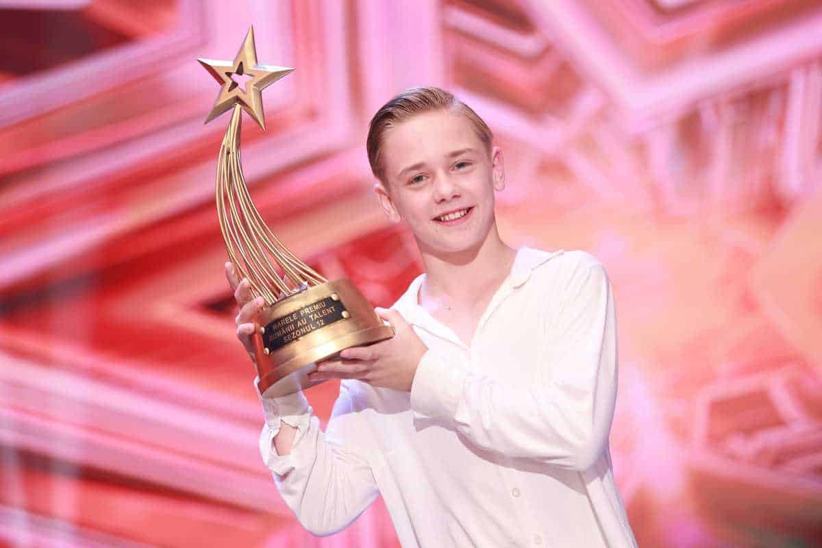 Darius Mabda a câștigat marele premiu Românii au talent! Sursa foto: Pro Tv