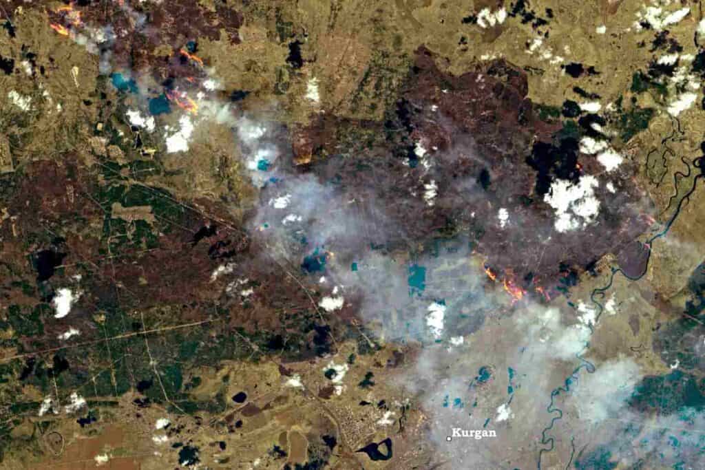 Incendii Siberia. Sursa foto: Twitter/PlanetaryEye