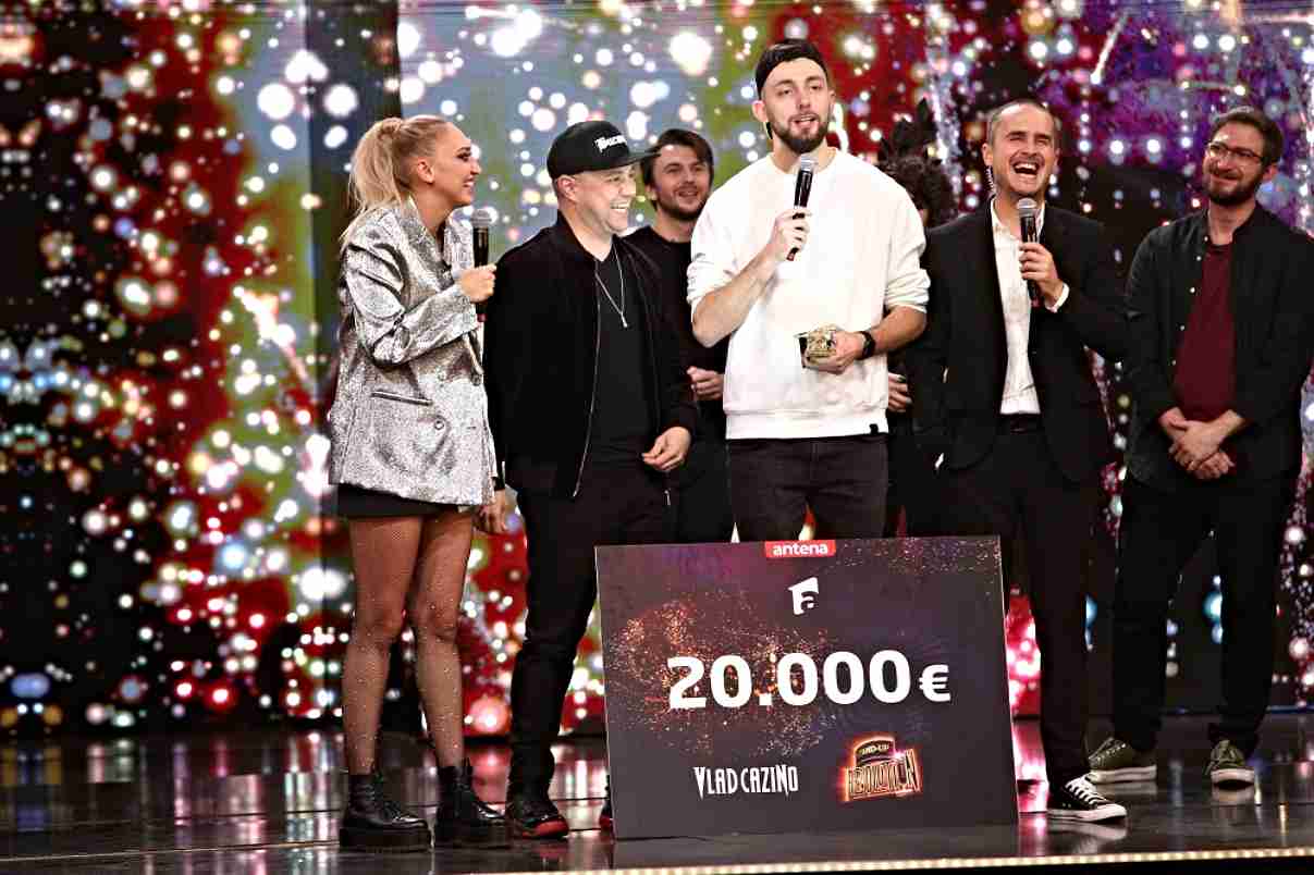 Mădălin Cîrje a câștigat sezonul 2 Stand-Up Revolution. Sursa foto: Antena 1