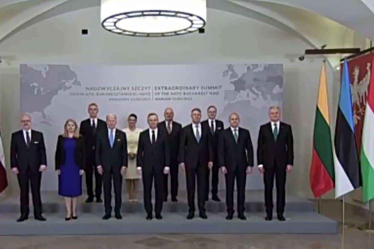 Liderii NATO formatul Bucuresti 9