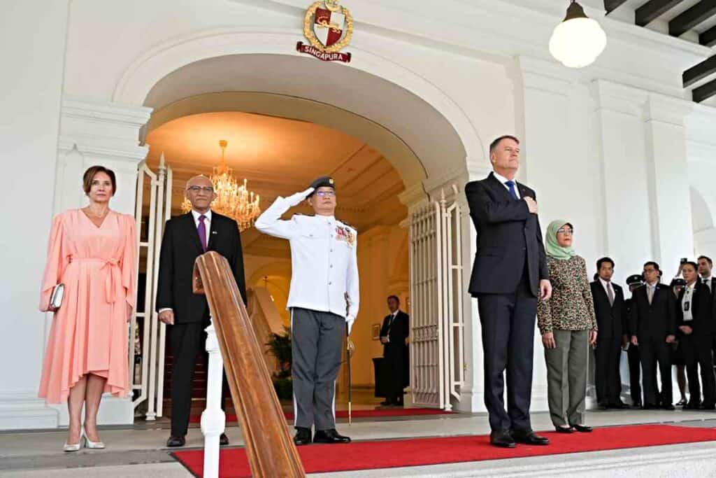 Klaus Iohannis in Singapore
