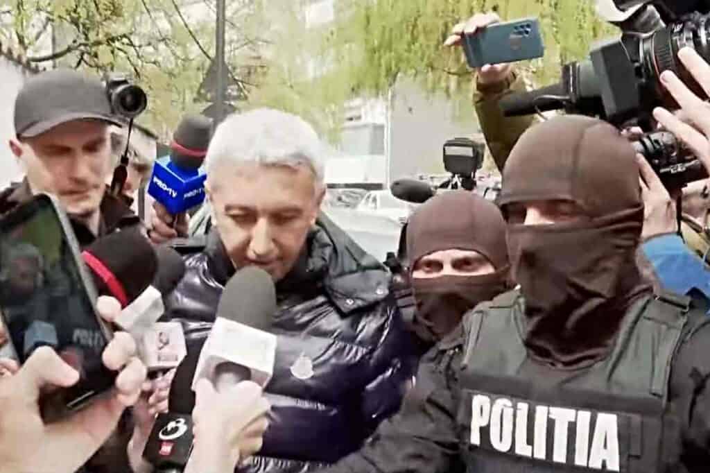 Dan Diaconescu la politie