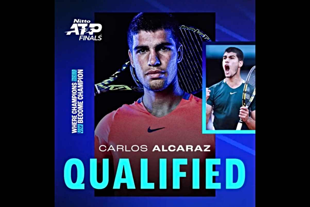 Carlos Alcaraz este primul jucător calificat la Turneul Campionilor