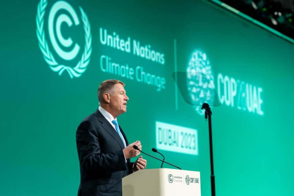 Klaus Iohannis la COP 28