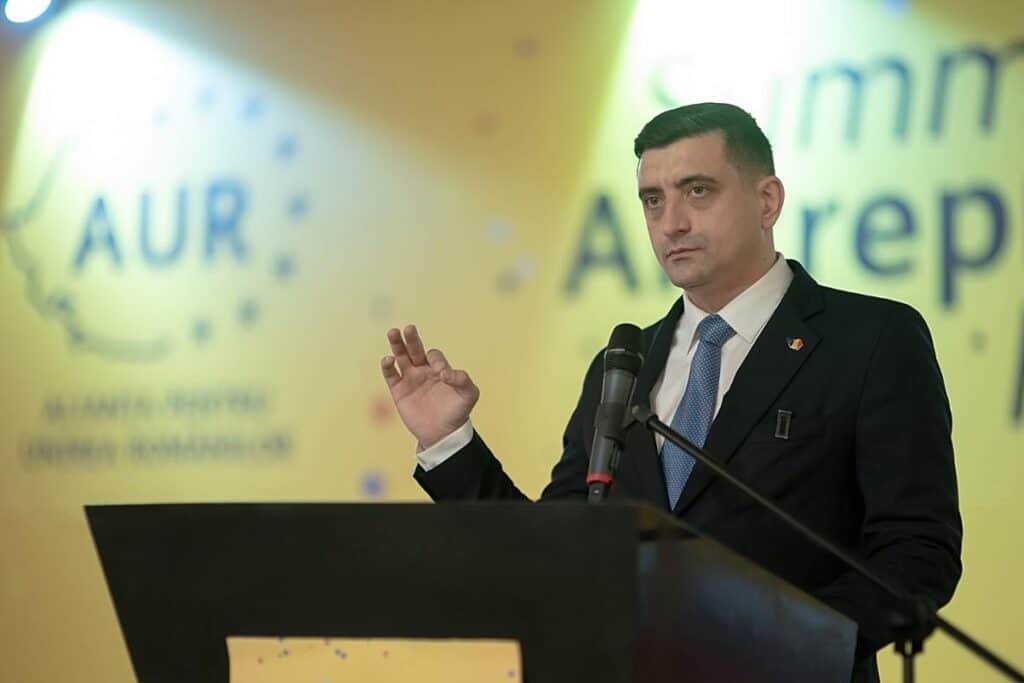 George Simion este candidatul AUR la funcţia de preşedinte al României